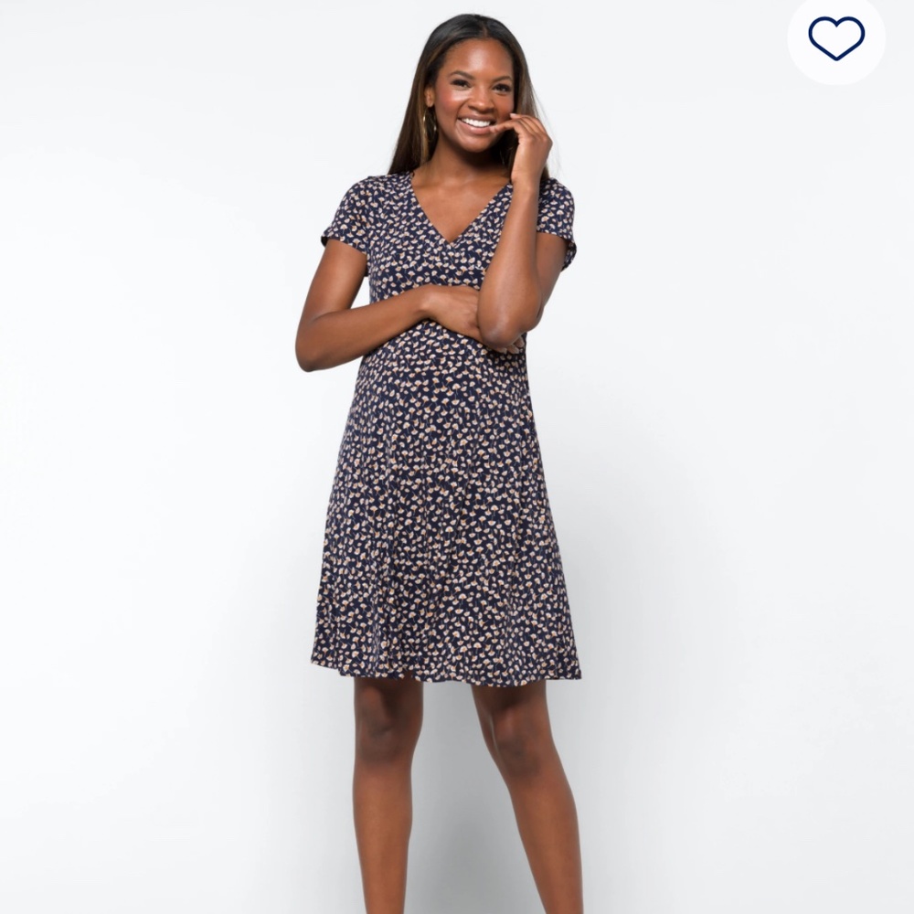 Kaileigh Amandine Knit Maternity & Nursing Dress